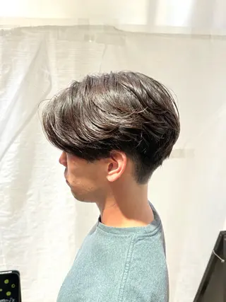 ショート パーマ メンズ 🎨メンズブリーチ/ 糸久 尚輝🎨のヘアスタイル