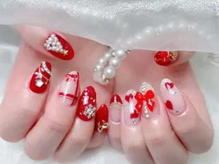 ネイル MoMoA Nail ネイル長さ出し専門店のネイルデザイン
