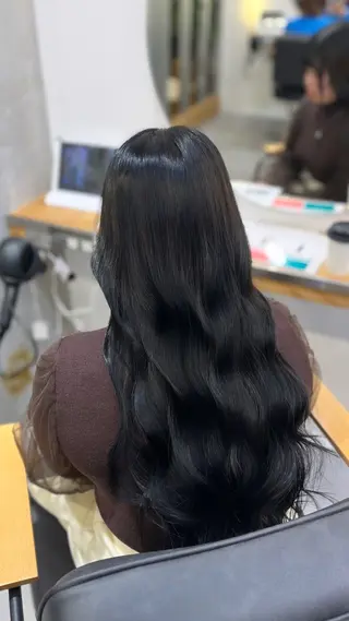 ロング 冨田 悠稀/ 髪質改善縮毛&カラーのヘアスタイル