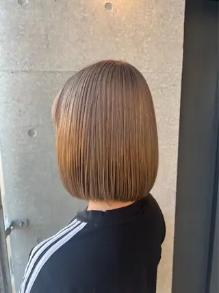 ミディアム 増田 偉月のヘアスタイル
