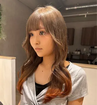カラー ♡透明感カラー★ ネイル/しの♡のヘアスタイル