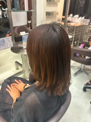 セミロング WiLL 梶岡日菜のヘアスタイル