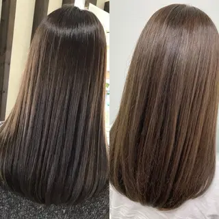 ロング ナオイ ユウキのヘアスタイル