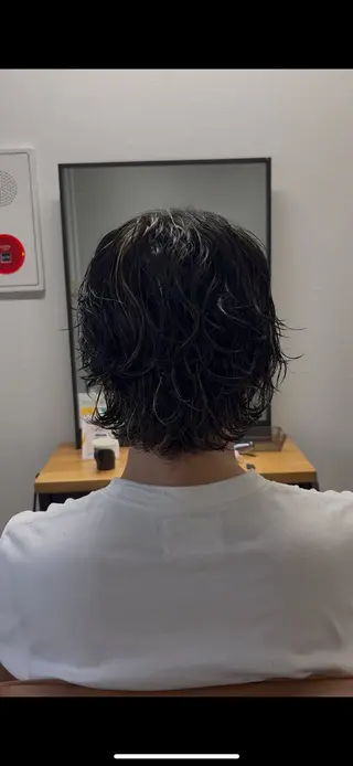 パーマ メンズ 海外風パーマ カラー特化園田　楓莉のヘアスタイル
