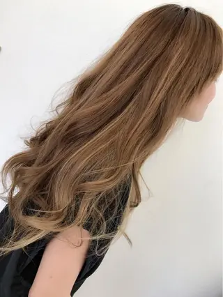 ロング カラー 大山 雅矢のヘアスタイル
