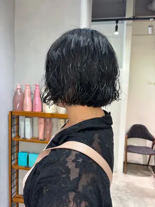 ミディアム saki🌱似合わせ ボブ/透明感カラーのヘアスタイル