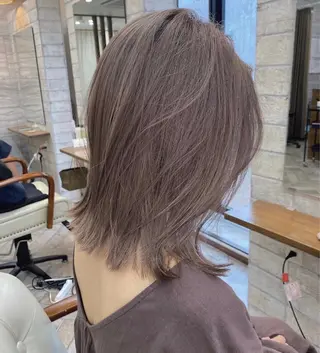 セミロング カラー パーマ ヘアアレンジ メンズ キッズ ネイル マツエク・マツパ アイブロウ エクステモデル募集 💗大阪梅田/川上のヘアスタイル