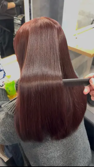 カラー 札幌ブリーチなし 👑ヒリュウのヘアスタイル