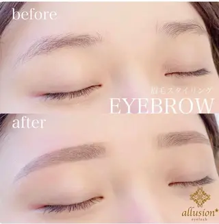 アイブロウ アリュージョン アイのマツエク・マツパデザイン