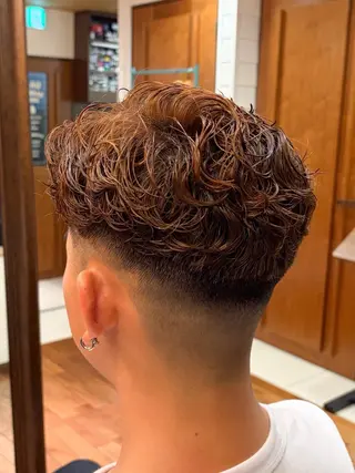 ショート パーマ メンズ 三宮メンズカット ヨシイッキのヘアスタイル