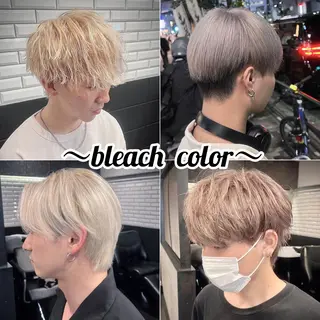 ショート カラー パーマ メンズ メンズ特化/パーマ/ メッシュ/竜成のヘアスタイル