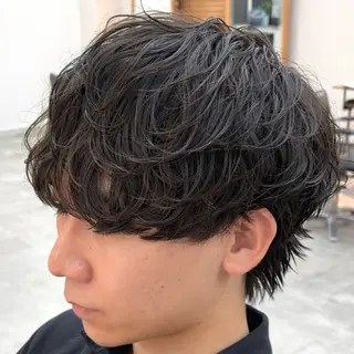 パーマ メンズ 男の理想を叶える🔥 メンズパーマ特化｜関のヘアスタイル