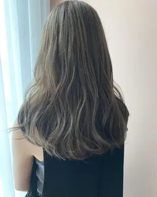 ロング カラー hubhair レイヤー/透明感のヘアスタイル
