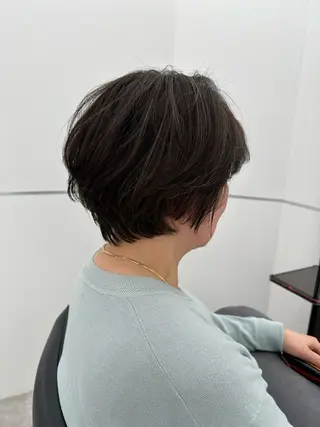 ショート カラー 髪質改善 /ツヤ髪/植竹偉吹のヘアスタイル
