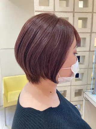 ショート カラー Yamamoto 半個室美容室zinaのヘアスタイル