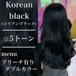 セミロング カラー レイヤー×透明感カラ ーHAYATOのヘアスタイル