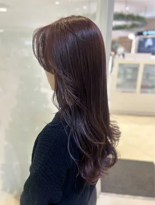 ロング カラー 縮毛矯正/髪質改善/ 艶髪ササキナツミのヘアスタイル