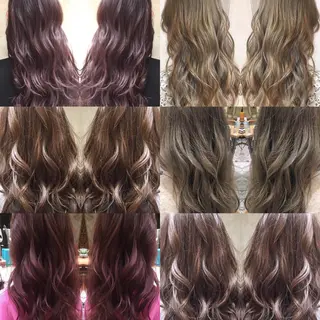 セミロング カラー Soleria 田中慎一のヘアスタイル