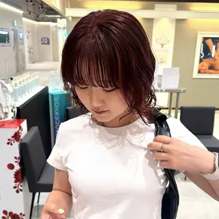 ミディアム 🇰🇷韓国ワンホン カラー🎀✨️AYUのヘアスタイル
