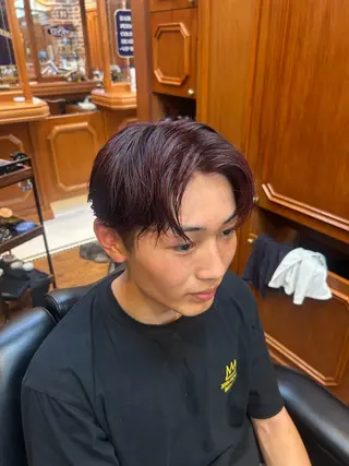 セミロング カラー メンズ Mr. Hayaのヘアスタイル
