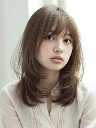 ロング 絶対綺麗な暖色カラー 🎯あります✨増渕✨のヘアスタイル