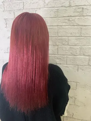 ロング カラー ブリーチ特化 ハイトーンRYOYAのヘアスタイル