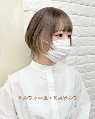 ショート カラー 🌈miu miu hair✂️💕のヘアスタイル