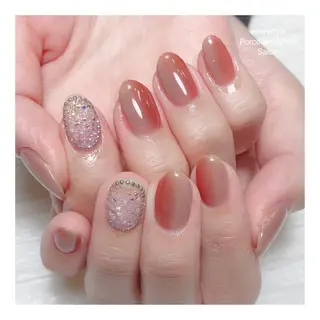 ミディアム ネイル 🐾enen style 🐾のネイルデザイン