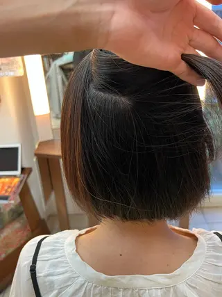 ショート パーマ 【髪質改善/縮毛矯正 /カラー】ホサカのヘアスタイル