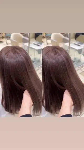 ロング 海希ブリーチ/レイヤ ー/デザインカラーのヘアスタイル