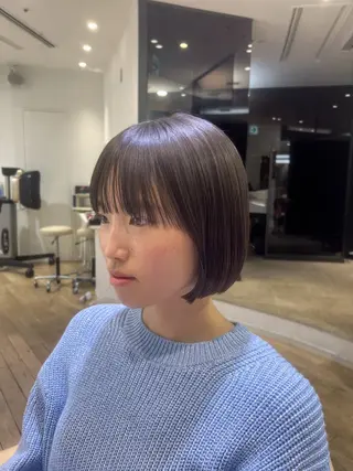 ショート 透明感🌿縮毛矯正 🫧真生のヘアスタイル
