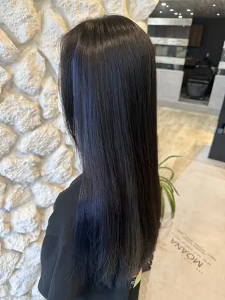 ロング オヤマ アキラのヘアスタイル