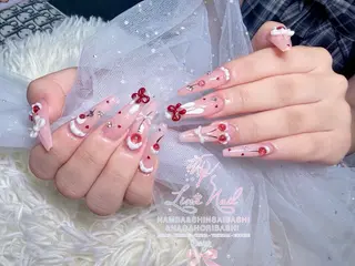 ロング Linanail Nambaのネイルデザイン