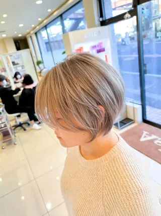 ショート 髪質改善/縮毛矯正 ash_菊島樹希のヘアスタイル