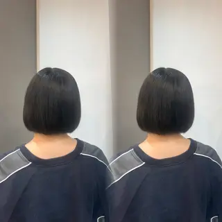 ショート 李里亜/ハイトーン /シールエクステのヘアスタイル