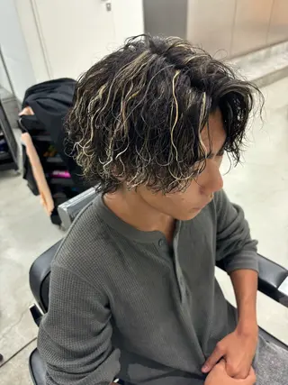 カラー パーマ メンズ 土岐/メンズ専門 パーマ特化美容師🌀のヘアスタイル