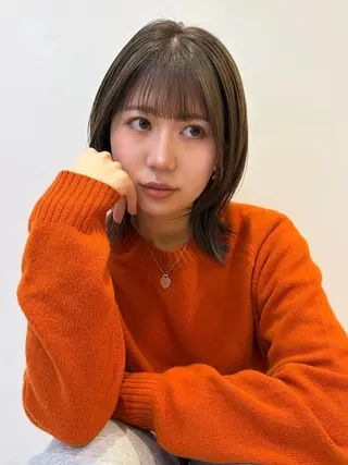 ミディアム カラー asuka🤍 Lita 4Fのヘアスタイル