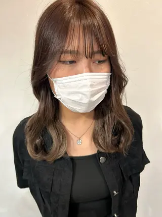 カラー 元永 沙知のヘアスタイル