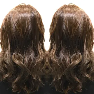 ロング カラー ヘアアレンジ ⭐️髪質改善⭐️ フジヒサゴウタのヘアスタイル