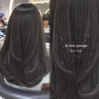 ロング カラー ♡Aira♡Lond /韓国レイヤー/縮毛のヘアスタイル