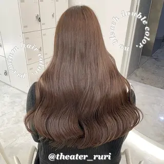 ロング カラー ふわっと抜け感🫧 ブラウンベージュ🤎のヘアスタイル