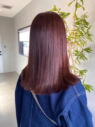 カラー 白井 音羽のヘアスタイル