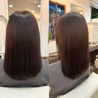 ミディアム カラー 大川 真矢のヘアスタイル