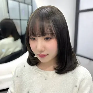 ミディアム カラー Ren. 🦋デザインカラーのヘアスタイル