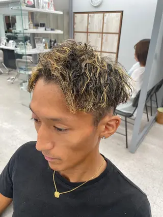 パーマ メンズ 京都河原町 メンズパーマ助川龍哉のヘアスタイル
