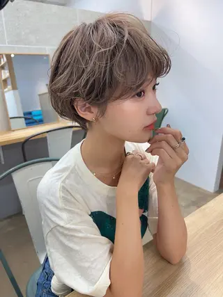 ショート パーマ 🌟似合わせショート No.1🌟ホノのヘアスタイル