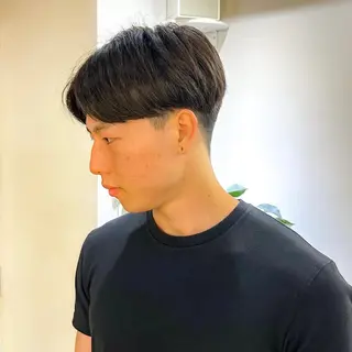 ショート カラー メンズ メンズ💈毛流れパー マ✨メンズカット吉田のヘアスタイル