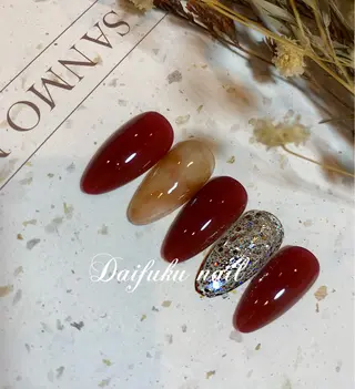 ミディアム Daifuku nailsのネイルデザイン