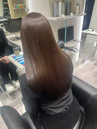 ロング 中村 佳菜のヘアスタイル