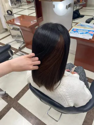 セミロング ☁️MIZUKI ☁️髪質改善のヘアスタイル